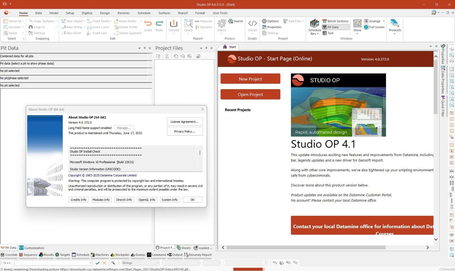 Datamine Software Studio Op Interface Datamine Studio OP 4.0.372.0 Download & Guide | YouSoftly
